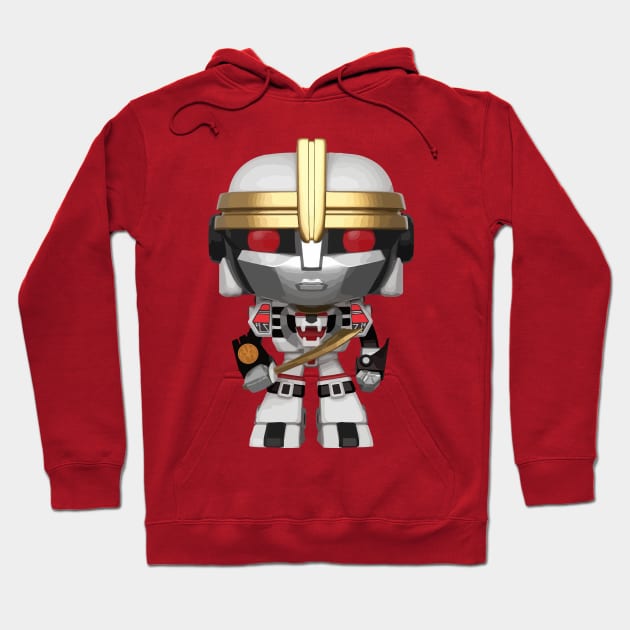 White Tigerzord Hoodie by conatron13